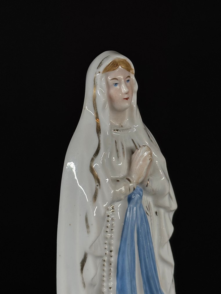 Γλυπτό, Antique Porcelain Virgin Mary, N.D. de Lourdes, ca. 1900 - 25 cm - Πορσελάνη - 1900 #1.0
