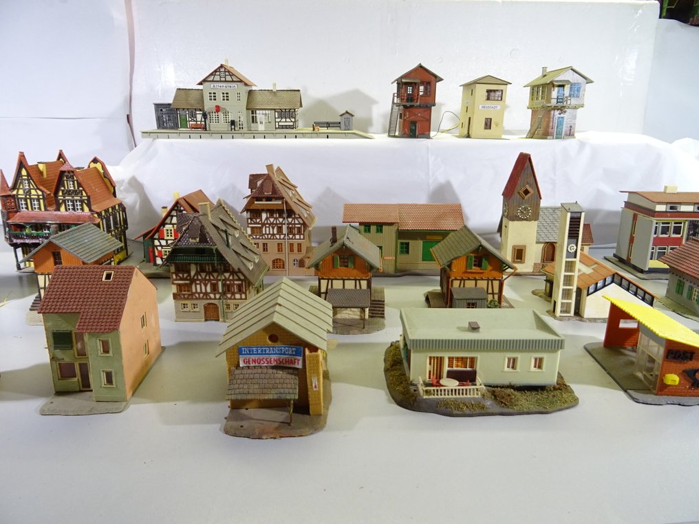 Faller, Vollmer, Kibri H0 - Modellvonat terepasztal (26) - 26 részes épületek/házak stb. #2.1