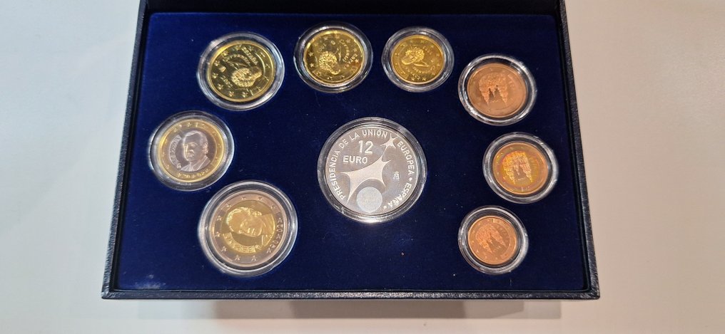 西班牙. Proof Set 2002 (incl. 12 euro plata)  (没有保留价) #1.0