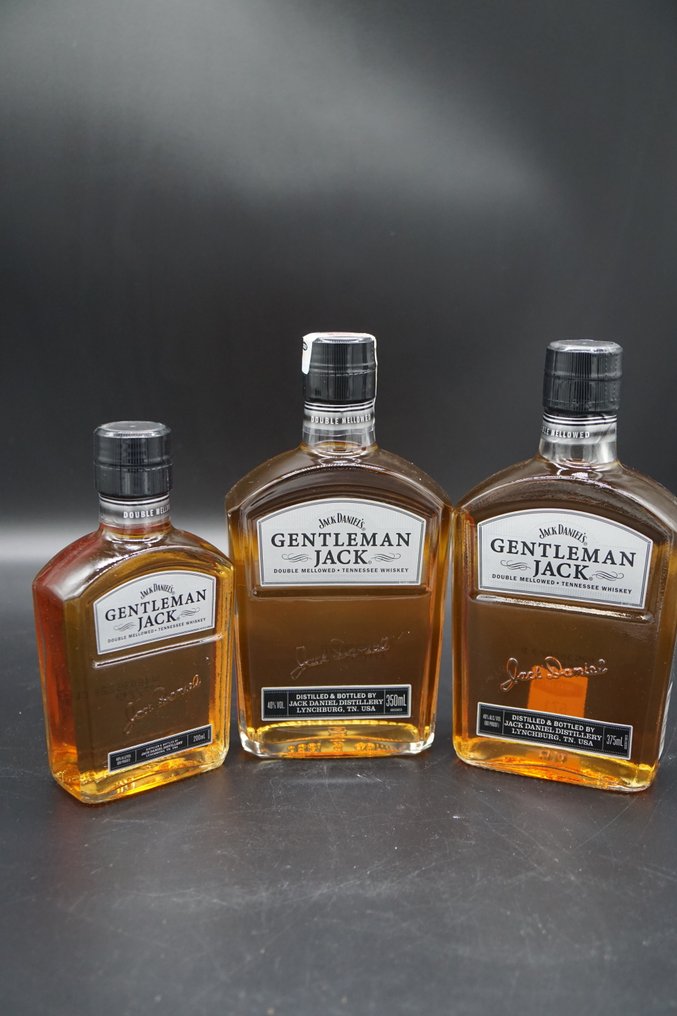 Jack Daniel's Gentleman Jack  - 350ml, 375ml & 200ml - 3 garrafas #1.0