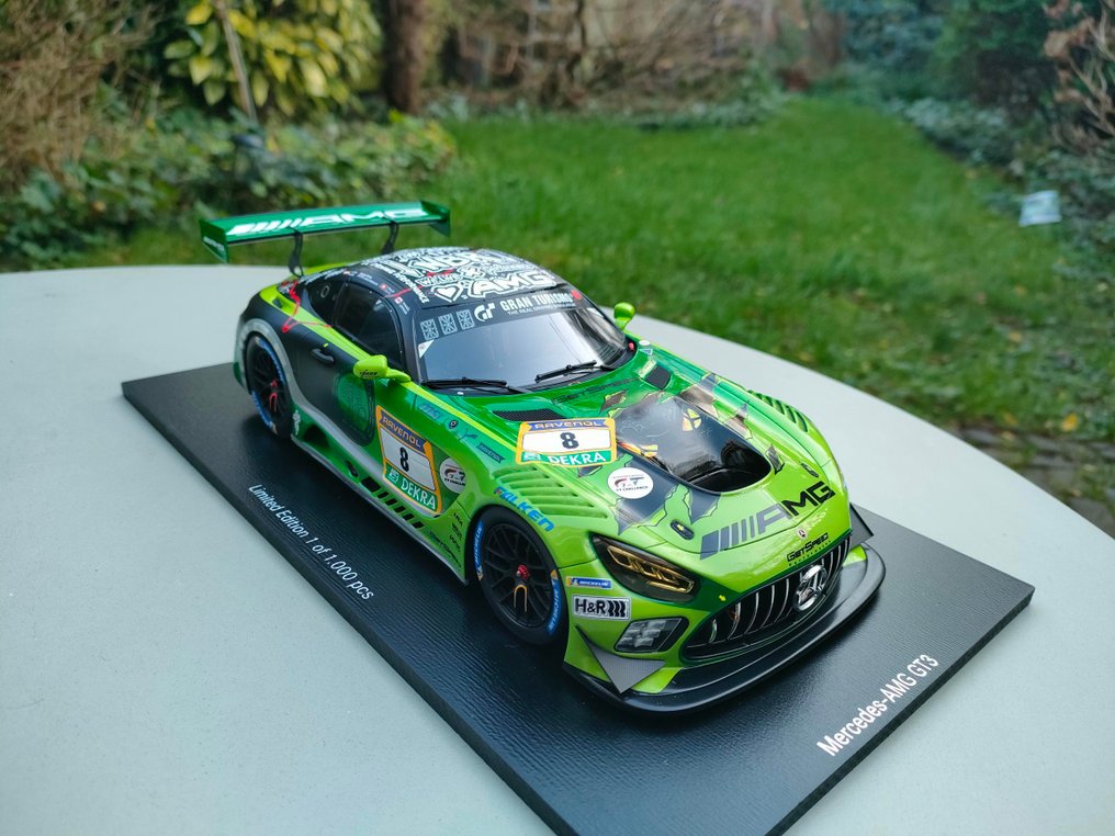 Spark 1:18 - Modelbil - Mercedes-Benz AMG GT3 - 24 timer Nürburgring 2024, begrænset udgave! #3.2
