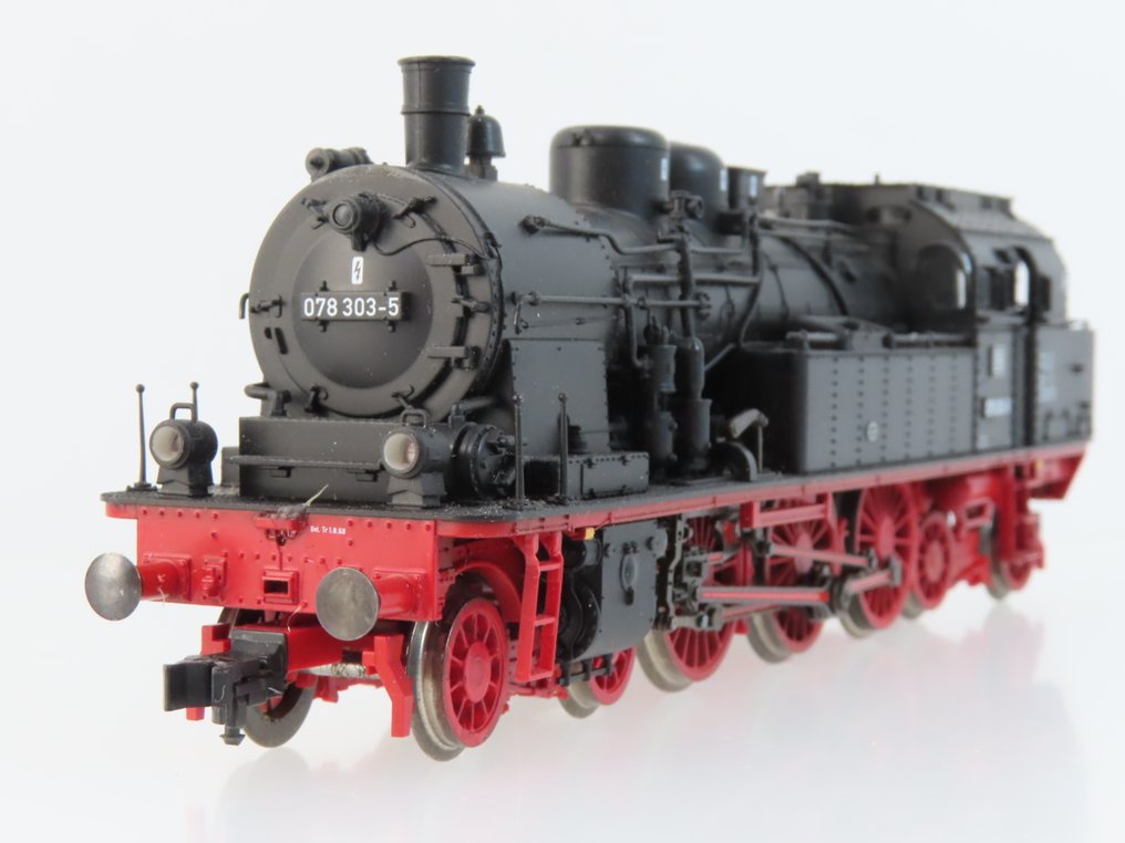 Fleischmann H0 - 7 4075K - Lokomotywa z tendrem (1) - BR 078, cyfrowy - DB #1.0