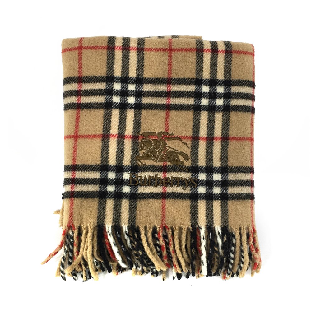 Burberrys - Nova Check - Shawl - Blanket - 120 cm - 65 cm - WOOL 100% #1.0
