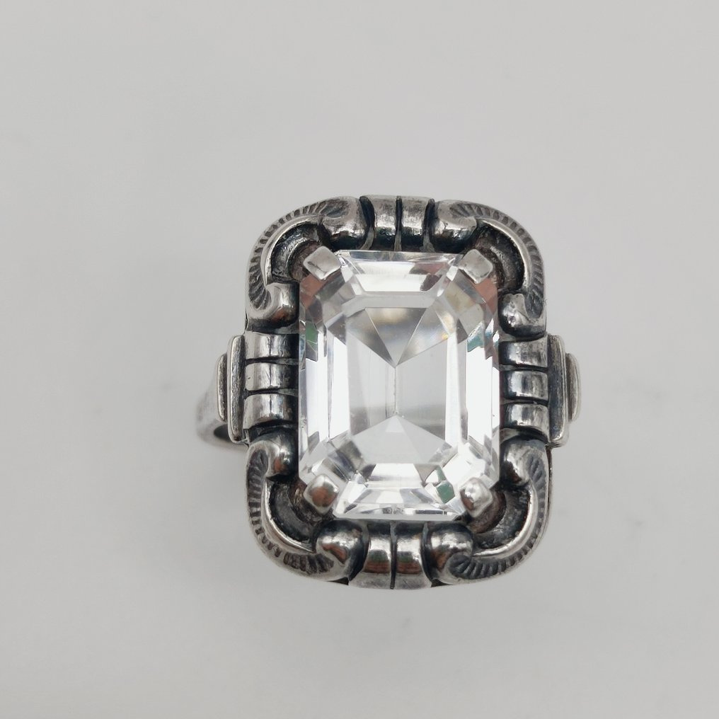 Senza prezzo di riserva - Anello Argento -  2.80ct. tw. Quarzo #2.1