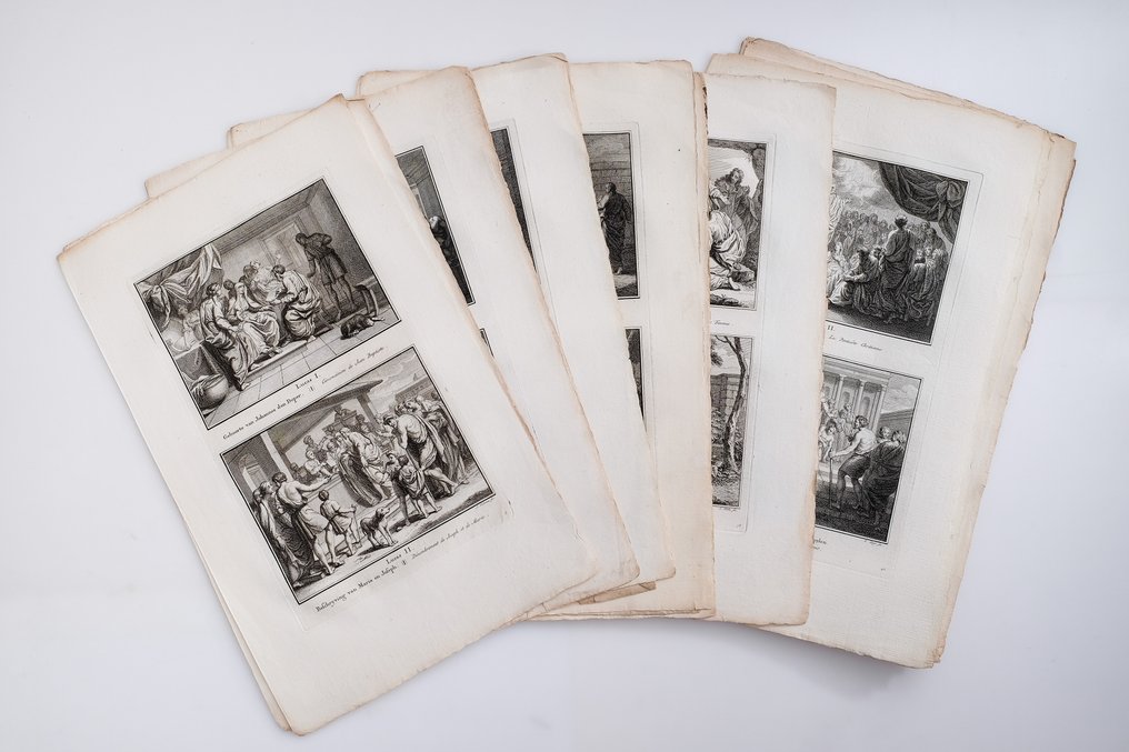 34 Gravures met Bijbelse taferelen - 1720 #1.0