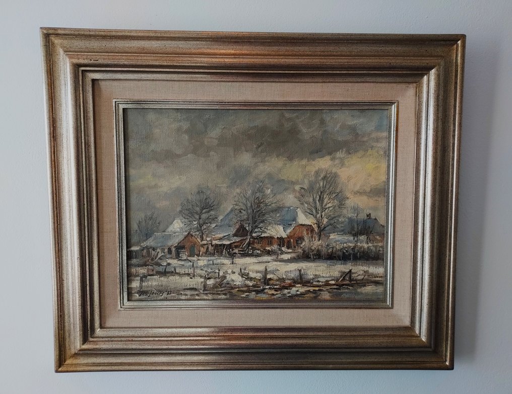 Jos Leurs (1947) - Boerderijen in de winter #4.3