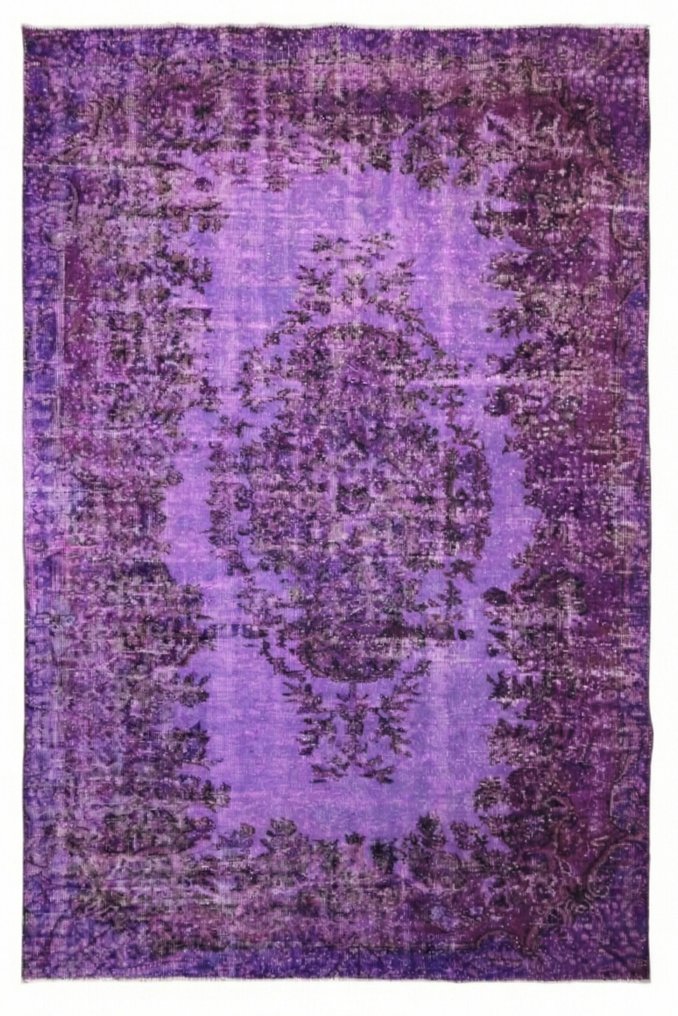 Μωβ vintage - Χαλί - 280 cm - 160 cm - √ χειροποίητο √ πιστοποιητικό #1.0