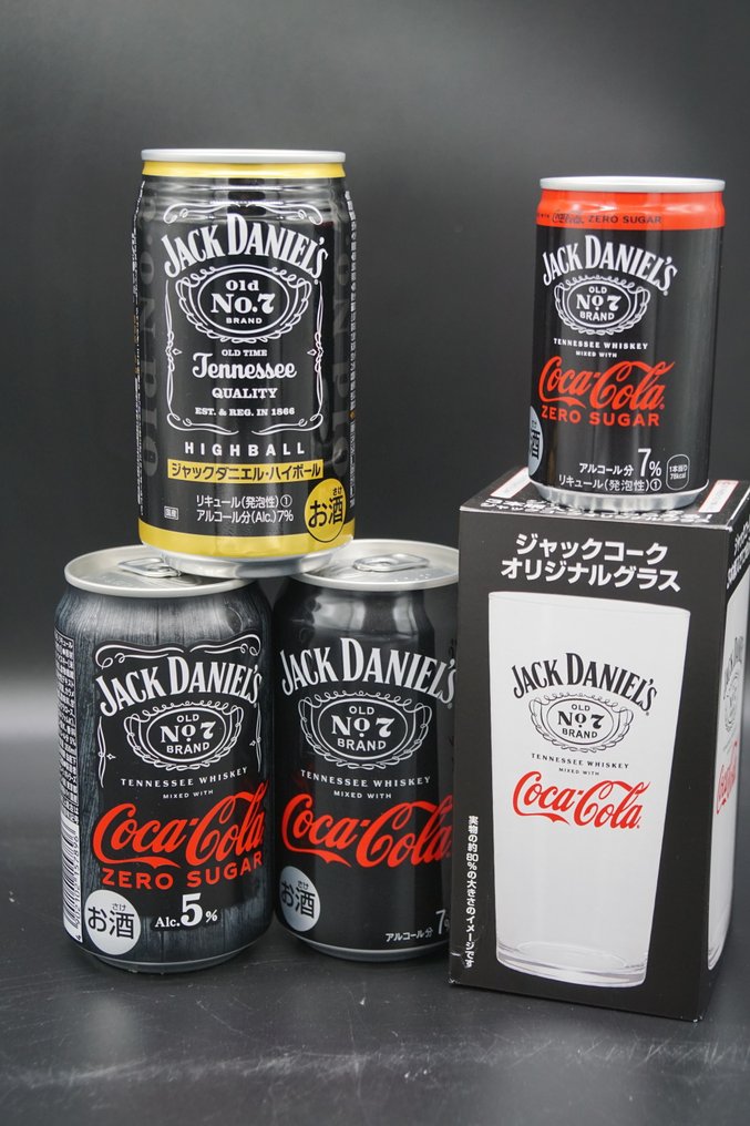 Jack Daniel's x Coca-Cola HighBall set from Japan  - 35cl - 4 bottles #1.0