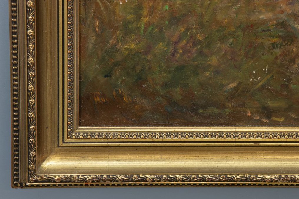 Robert Cleminson (1864 - 1903) - Een roedel herten #3.2