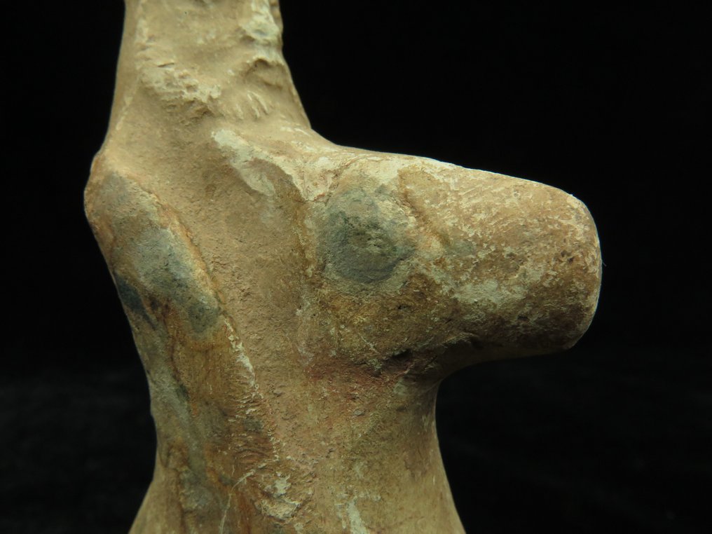 Parthian Terracotta 马与骑手 - 9.5 cm  (没有保留价) #2.1