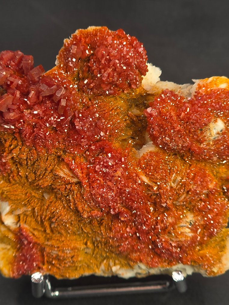 Vanadinite Barite Κρύσταλλος - Ύψος: 8 cm- 95 g #3.2