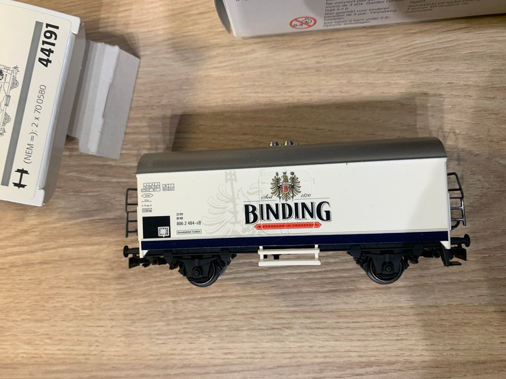 Märklin H0 - Model train freight carriage (6) - DB #3.2