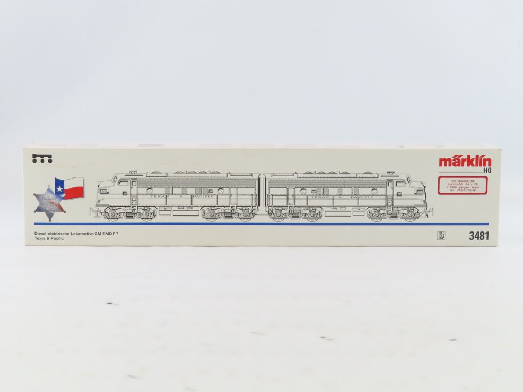 Märklin H0 - 3481 - Diesel locomotive (1) - Two-piece set EMD F7 A-units - Texas & Pacific #2.1