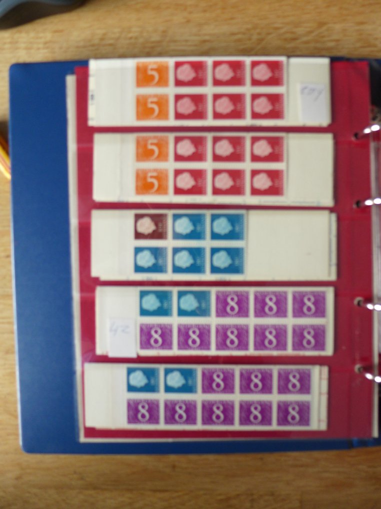 Holanda  - Coleção de álbuns de selos a partir do nº 1, blocos e folhas, etc. #2.1