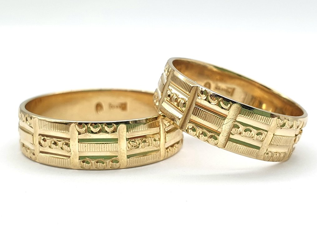 Ensemble de bijoux 2 pièces - 18 carats Or jaune #3.2