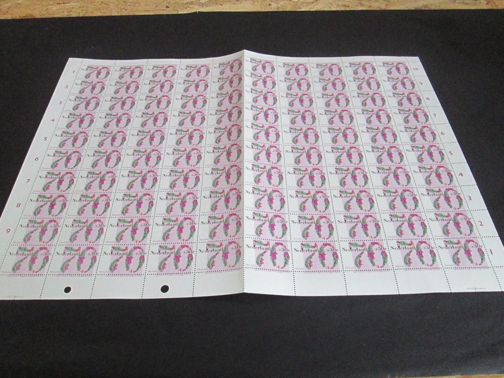 Netherlands  - 5 complete emissions in sheets of 100. #2.1