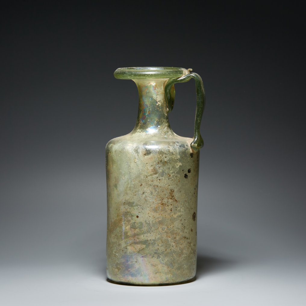 古罗马 玻璃 船只。公元1至3世纪。高19厘米。 #1.0