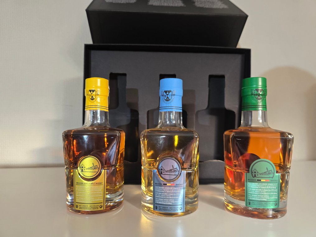 Gouden Carolus - Muscad'or, Victor & Esmeralda - 4th-6th Anniversary Editions 2017-2019 - Stokerij de Molenberg  - 20cl - 3 bottles #3.2