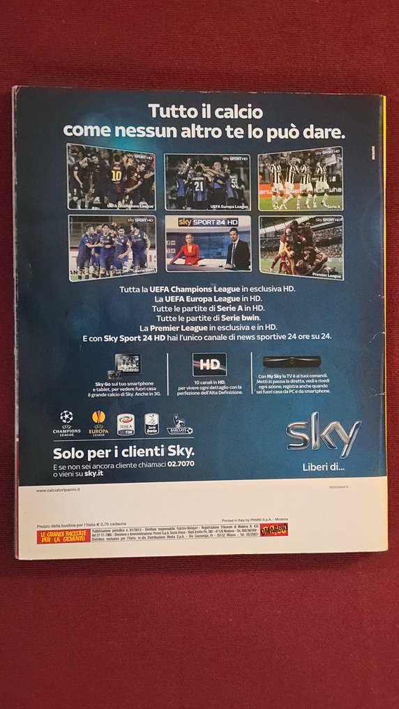 2012/13, 2014/15 Panini Calciatori - 2 完整專輯 - Good (GD) #2.1