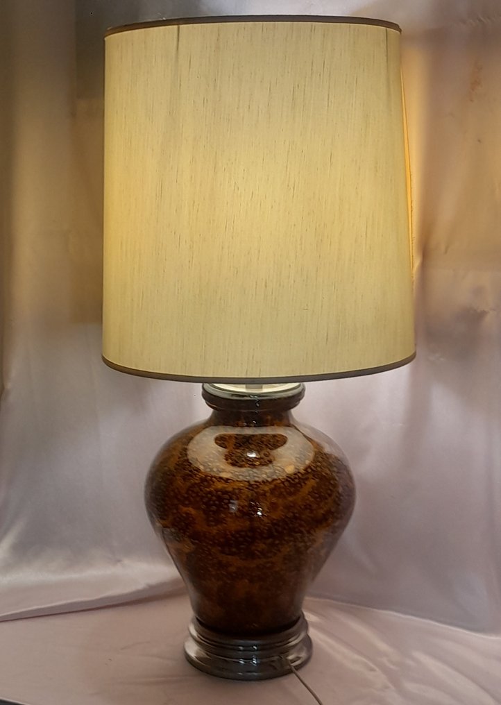 Bordlampe - glasmetalstof #1.0