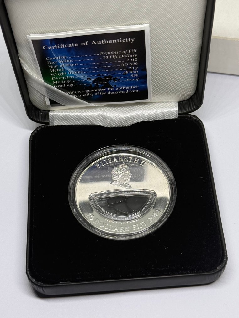 Fiji. 10 Dollars 2012 Meteority - Cosmic Fireballs - China Jilin 1976 (Zonder minimumprijs) #4.3