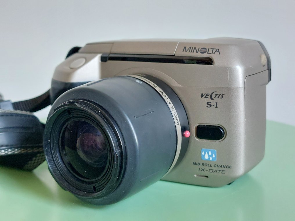 Minolta Vectis S-1 + 28-56mm + SF-1 Flash + original bag | Appareil photo reflex mono-objectif (SLR) #2.1