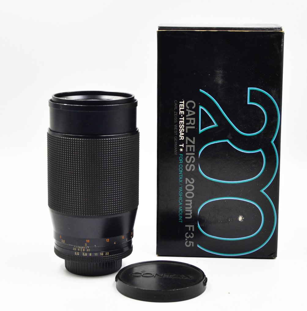 Carl Zeiss, Contax Tele-Tessar 3,5/200mm | Analogt kamera #1.0