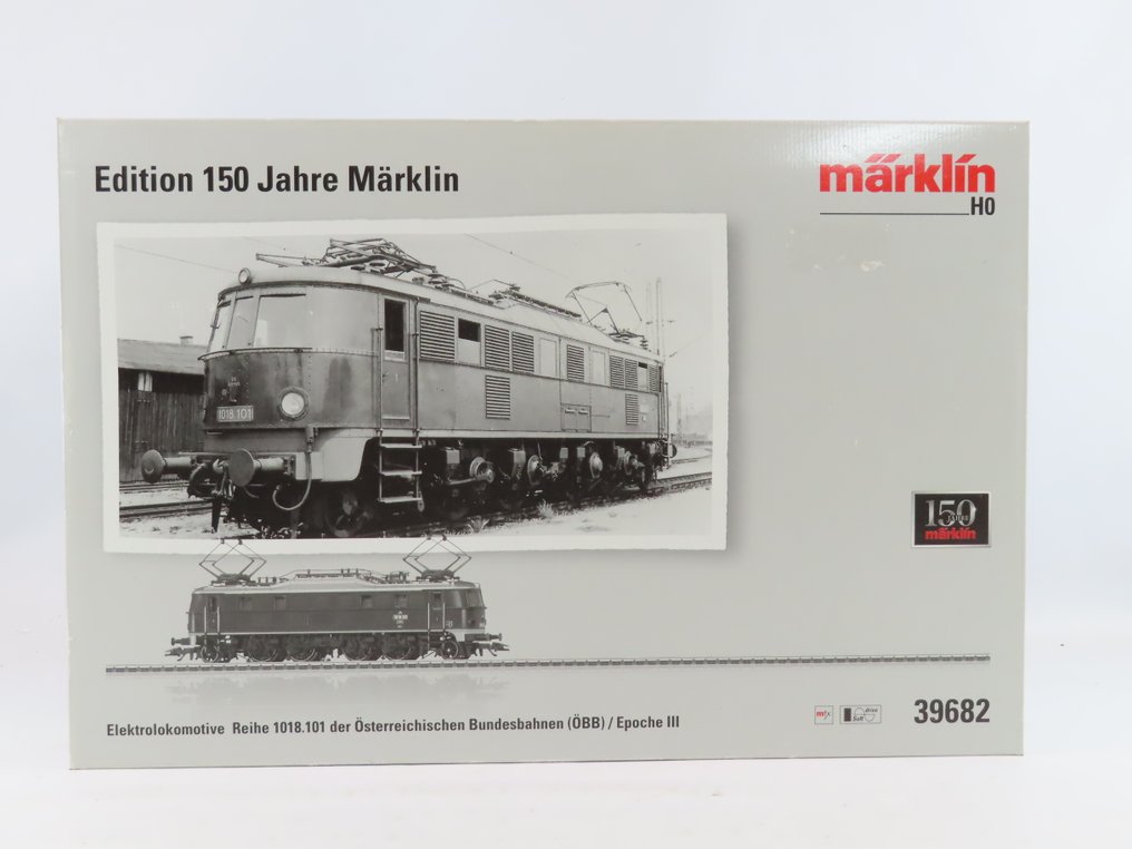 Märklin H0 - 39682 - Ηλεκτροκίνητη ατμομηχανή (1) - Rh 1018, ψηφιακό - ÖBB #2.1