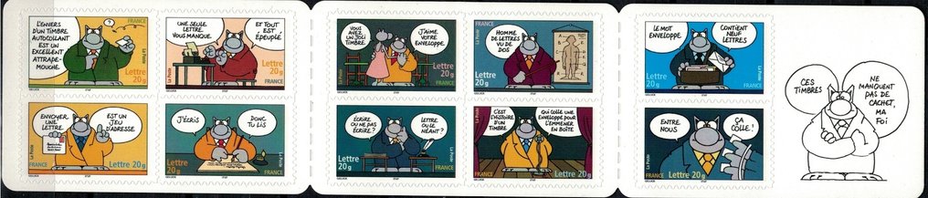 Ranska  - 36 postimerkkipakkausta postfris, nimellisarvolla #1.0