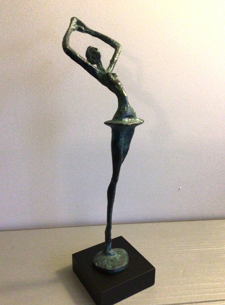 Escultura, Sierlijke ballerina - 34 cm - Bronze #1.0