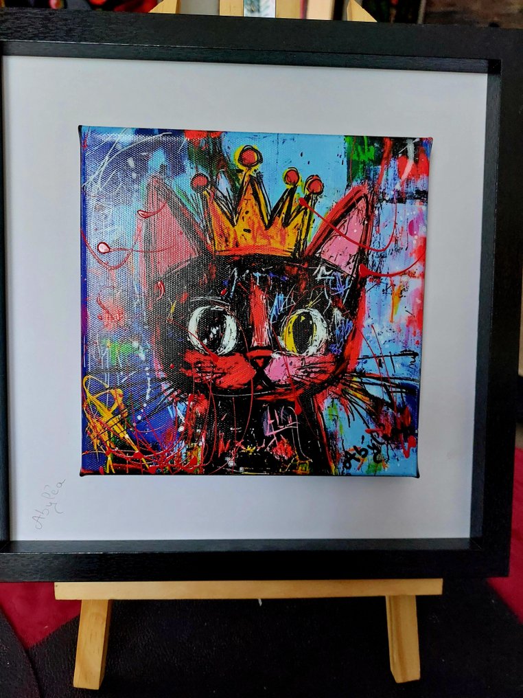 ABYLEA - CHAT COURONNE BASQUIAT #4.3