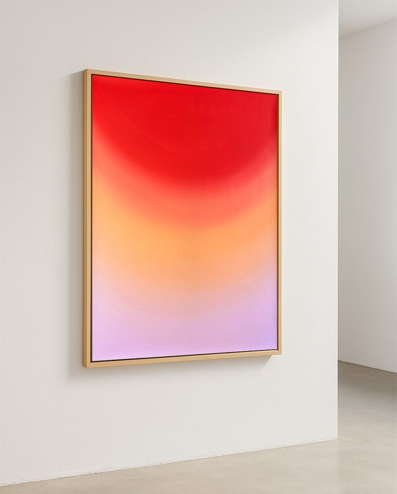 Sven Pels - "Taste the Warm" - Contemporary Gradient Painting #3.2