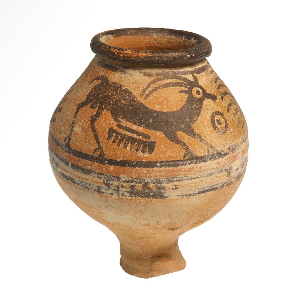 哈拉帕文明 Terracotta 彩绘船 #1.0