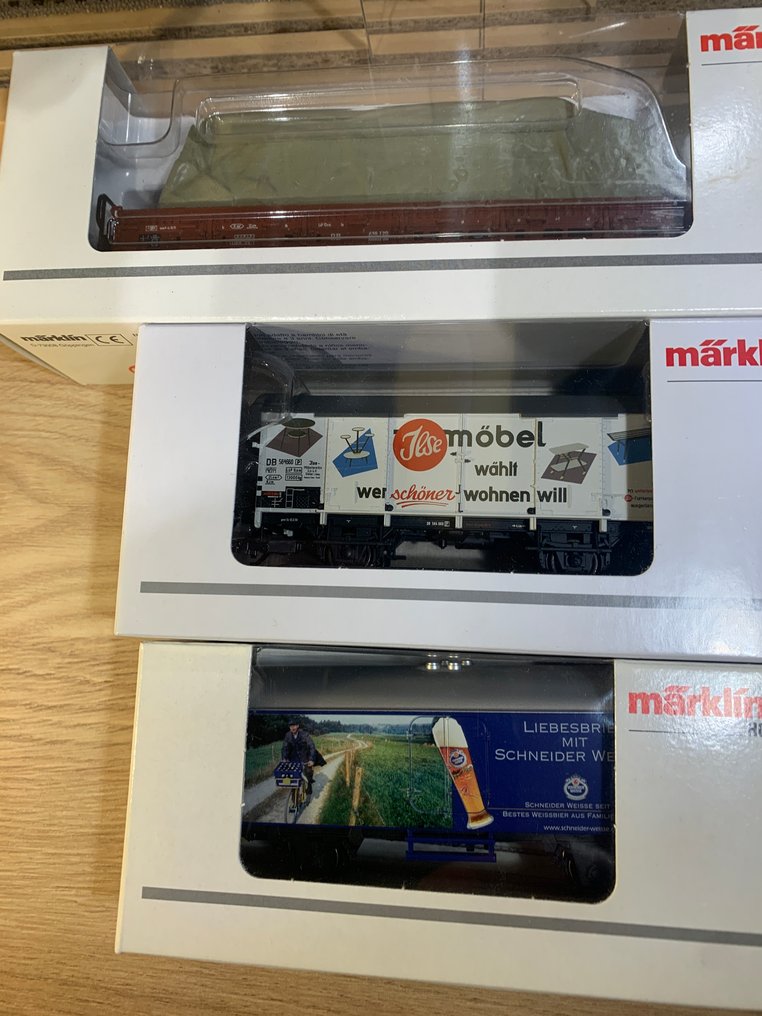 Märklin H0 - Model train freight carriage (6) - DB #1.0