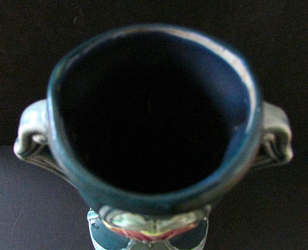 Vase -  101GS  - Earthenware - Barbotine vase Jugendstil #4.3