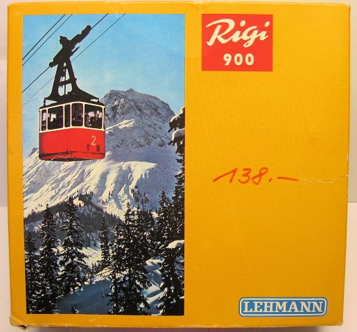 LGB, RIGI G - 900 - Modelltog-landskap (1) - Manuell gondel + attributter #1.0