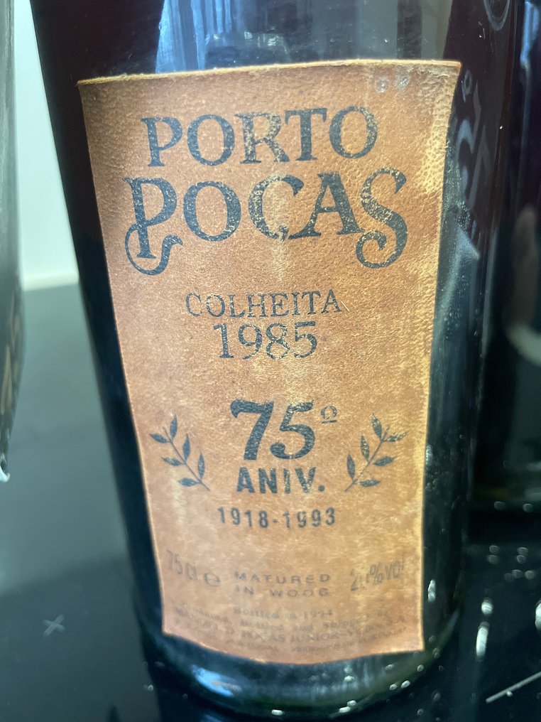 1985 Porto Poças (75 Aniversario 1918-1993) - Colheita Port -  Douro  - 3 Bouteilles (0,75 L) #4.3