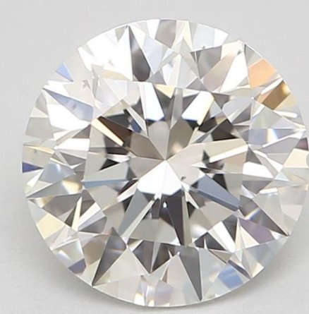 1 pcs 钻石  (天然)  - 0.90 ct - 圆形 - H - VS2 轻微内含二级 - 美国宝石研究院（GIA） #1.0