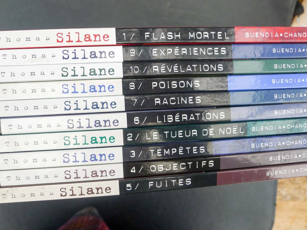 Thomas Silane T1 à T10 + dédicace - Série complète - 10x C - EO/Ré - 10 Album - 2004/2017 #3.2