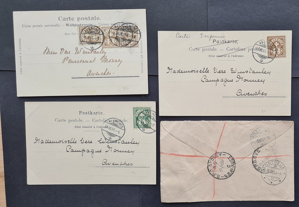 Switzerland  - B83) 1850-1973 collection of stamps including blocks #4, 14, 15, back of book, on 37 photos. #2.1