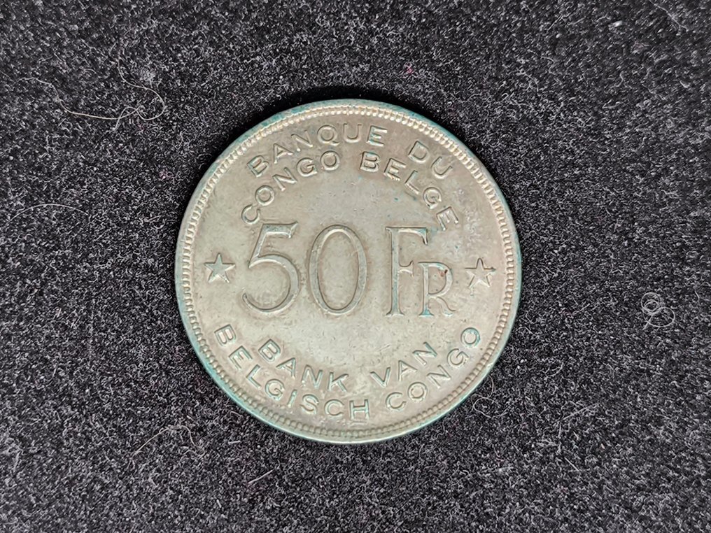 Belgian Congo. 50 Francs 1944  (No reserve price) #1.0