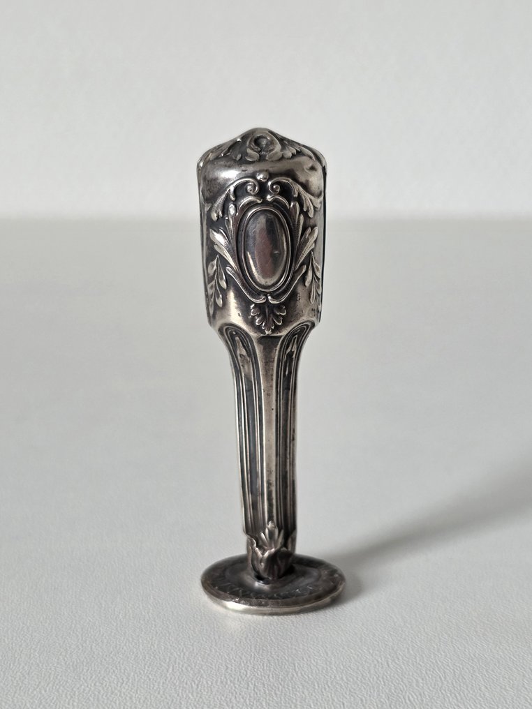 2 Sigilii de lac, detaliat, argint 835 și lemn - aproximativ 1900.  (Fără preț de rezervă) #2.1