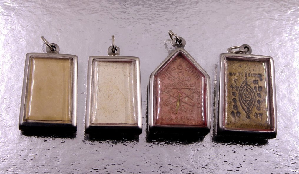 8款吊坠护身符 / 护身符 / 护身符,用于冥想保护和圣物收藏 - 佛 - 泰国 (没有保留价) #4.3