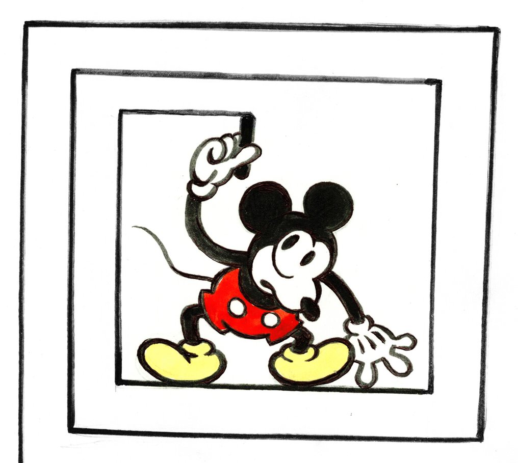 Tony Fernandez Peinture originale - Mouse in a Maze – Hand Signed #4.3