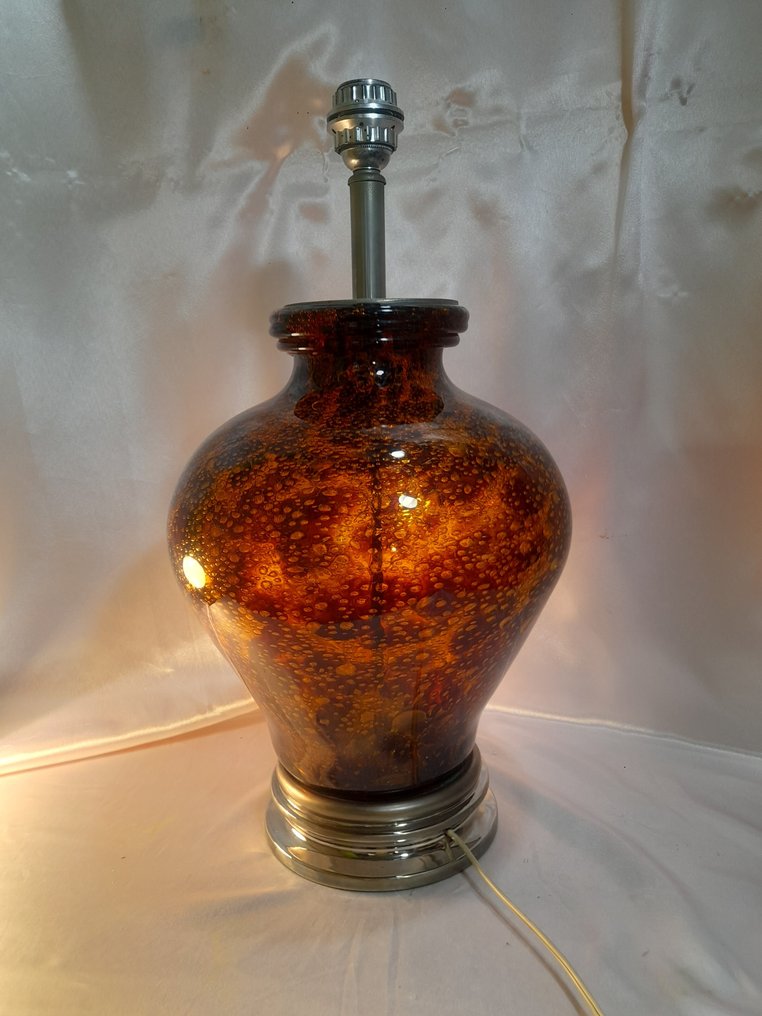 Bordlampe - glasmetalstof #3.2