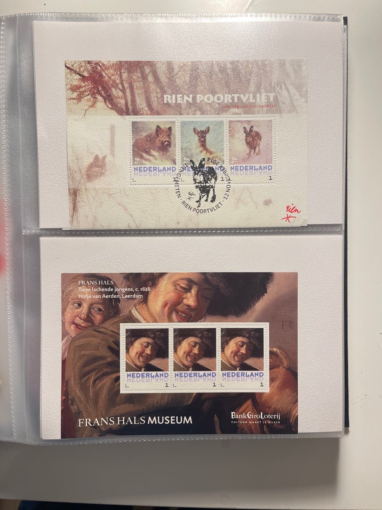Netherlands 2008/2024 - 123 mint sheets with a total nominal value of €491 and some stamped specimens. #3.2