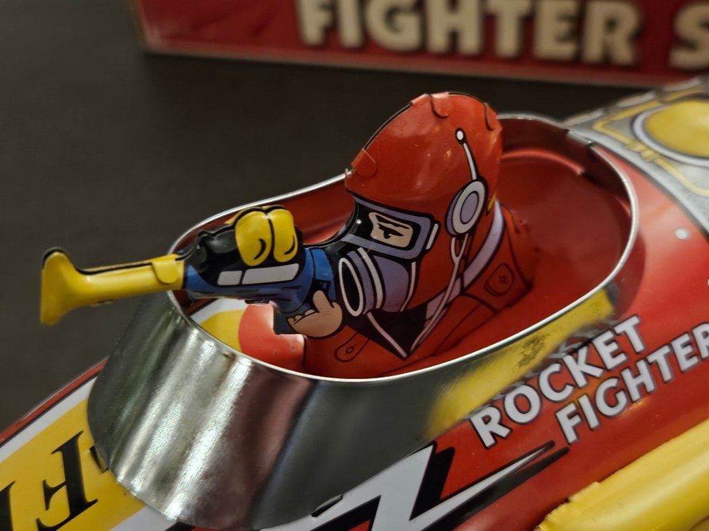 Schylling - Sparkling Rocket Fighter Ship - Flash Gordon - Wind-up tin toy - 2000-present #3.2