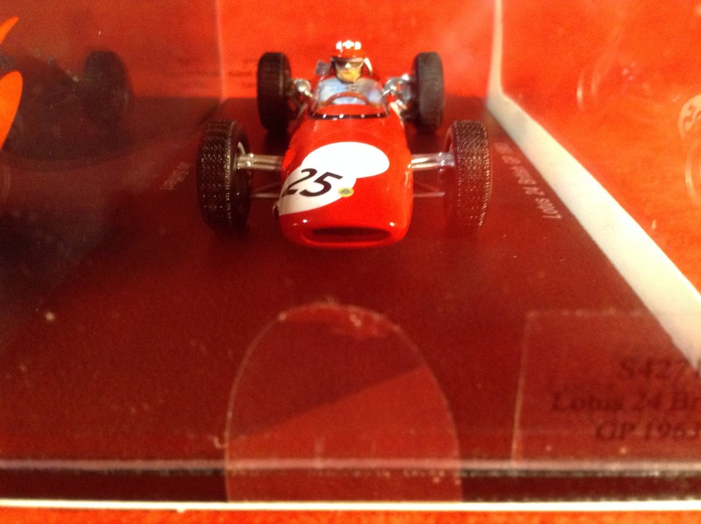 Spark 1:43 - Rennwagenmodell - ref. #S4271 Lotus 24 BRM F.1 British GP 1963 #25 Jo Siffert - Ausgezeichnete Qualität - Limitierte Edition - Heute schwer zu finden #3.2