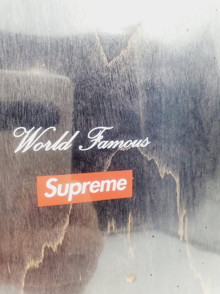 Kaws (1974) - NO RESERVE Kaws x Supreme Skateboard Chalk Logo 2021 #3.2