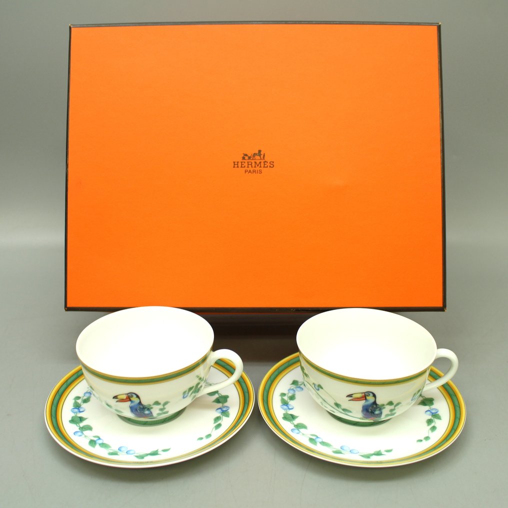 Cup and saucer - Toucan - Bone china #1.0